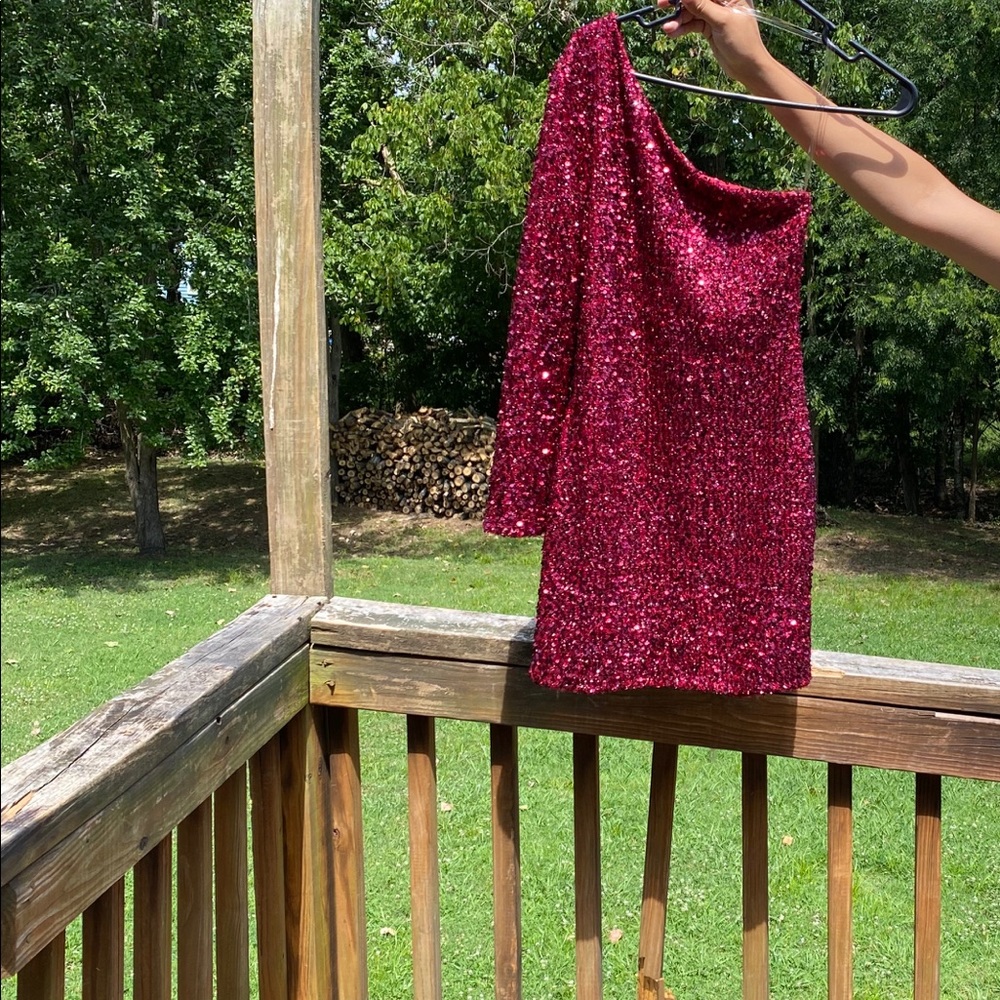 off the shoulder prom dress